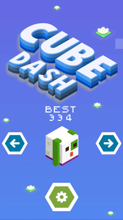 Cube Dash game play