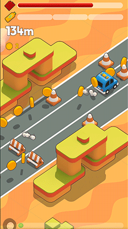 play html5 Desert Road