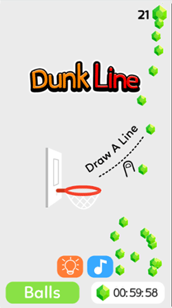play online free games Dunk Line