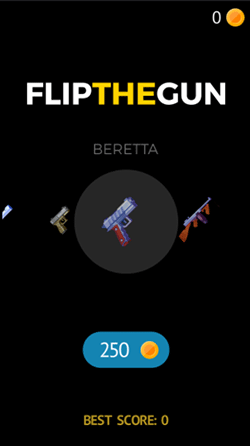 play html5 free games Flip The Gun